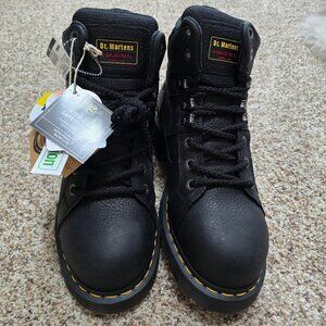 Dr Martens Ironbridge Grizzly Leather Steel Toe Workboots Size 11 Men's NEW